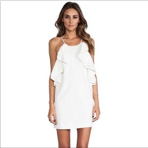 Cameo White Ruffle Dress